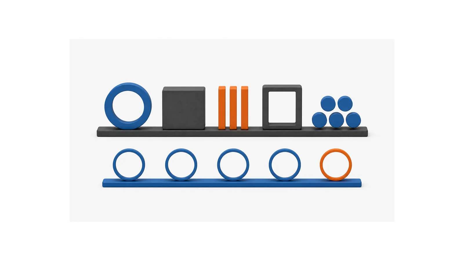 Five blank resource cards are organized from standards and explanation through samples and current process checks.